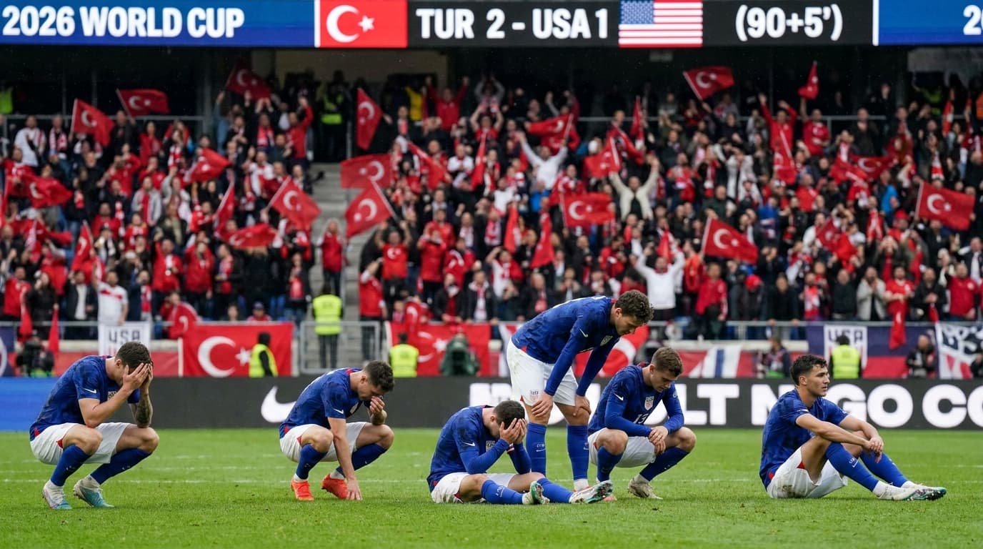 USA Knocked Out After Turkey Strike in the 98th Minute โ World Cup Heartbreak
