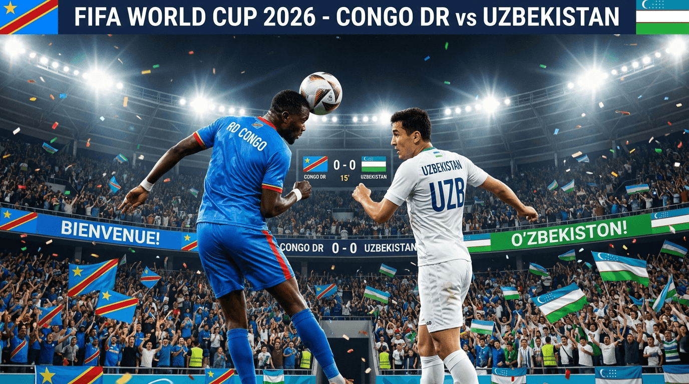 Congo DR vs Uzbekistan Preview: Leopards Must Win to Keep R16 Dream Alive in Atlanta